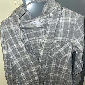 Plaid button down